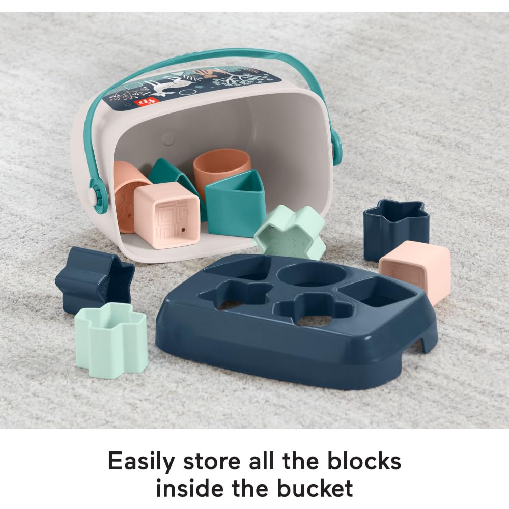 Fisher-Price Blocs Empilables Bébé — 10 Formes à Trier | Dès 6 Mois - LumeraKids