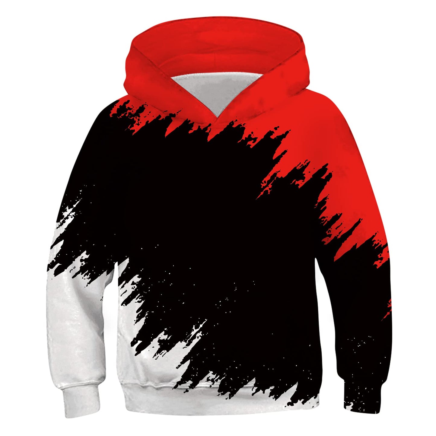 Idgreatim Hoodie 3D Graphique Enfant — Imprimé Animaux & Motifs, 88% Polyester | 6-16 Ans