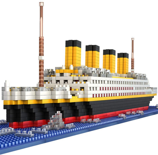 BIDIUTOY Titanic – Maquette en micro-briques | 1860 pièces | Puzzle 3D éducatif - LumeraKids