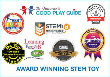 Elenco Snap Circuits Jr. SC-100 Electronics Exploration Kit, Over 100 Projects, Full Color Project Manual, 30 + Snap Circuits Parts, STEM Educational Toy for Kids 8 +, Black - Jouets & Éveil - LumeraKids