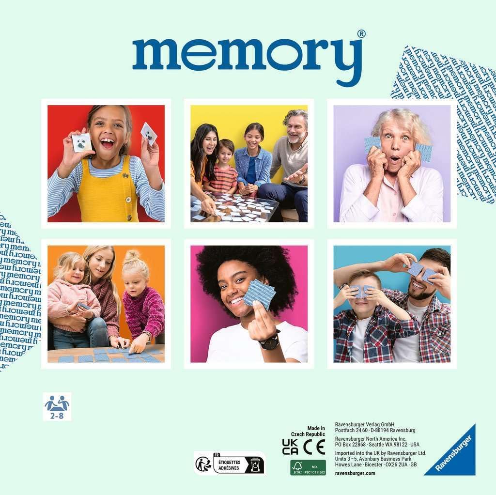 Ravensburger Memory Junior — 64 Tuiles, Images du Quotidien, 2-8 Joueurs | Dès 3 Ans