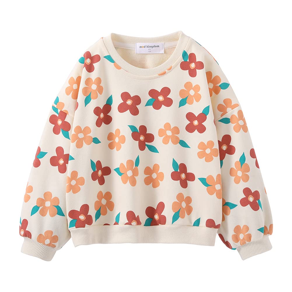 Sweat Col Rond Filles | 100% Coton | Motifs Colorés & Rayures