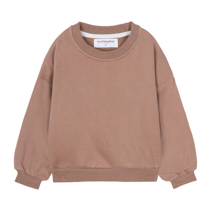 Sweat Col Rond Filles | 100% Coton | Motifs Colorés & Rayures