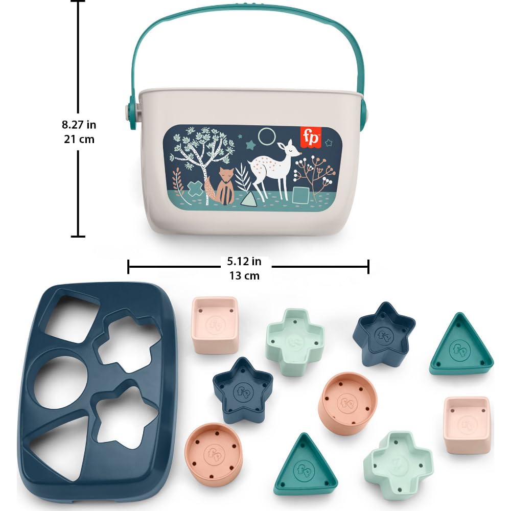 Fisher-Price Blocs Empilables Bébé — 10 Formes à Trier | Dès 6 Mois - LumeraKids