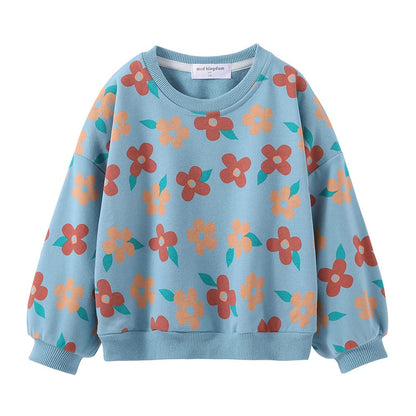 Sweat Col Rond Filles | 100% Coton | Motifs Colorés & Rayures