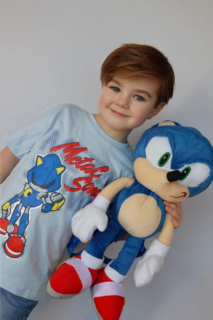Lot de 3 T-Shirts Raglan Sonic the Hedgehog | 100% Coton | Licence Officielle SEGA | 2T à 18-20