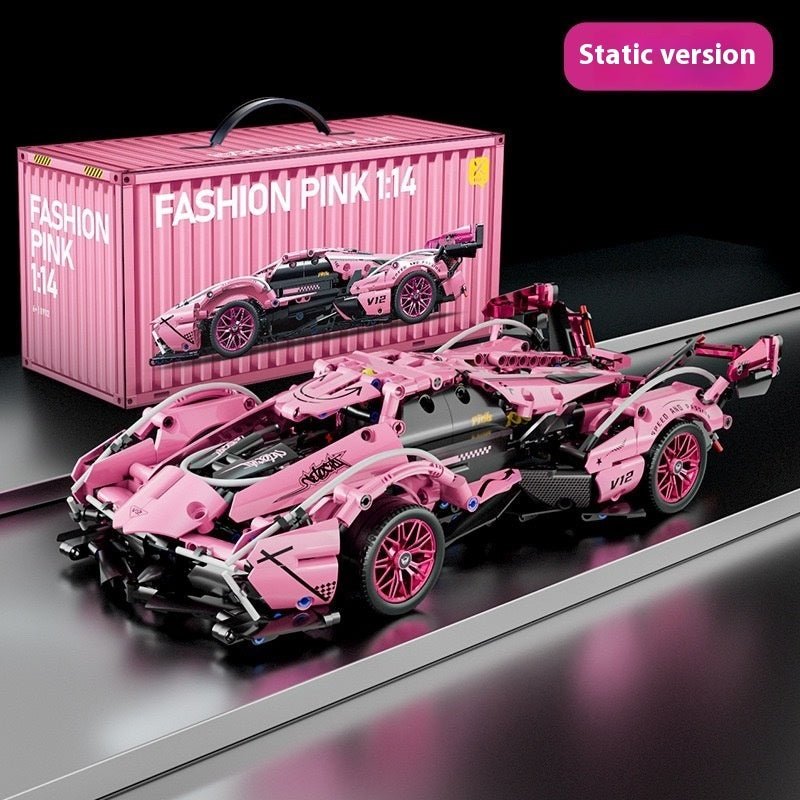 Building Blocks Remote Control Racing Model Assembled Toys - 0 - LumeraKids
