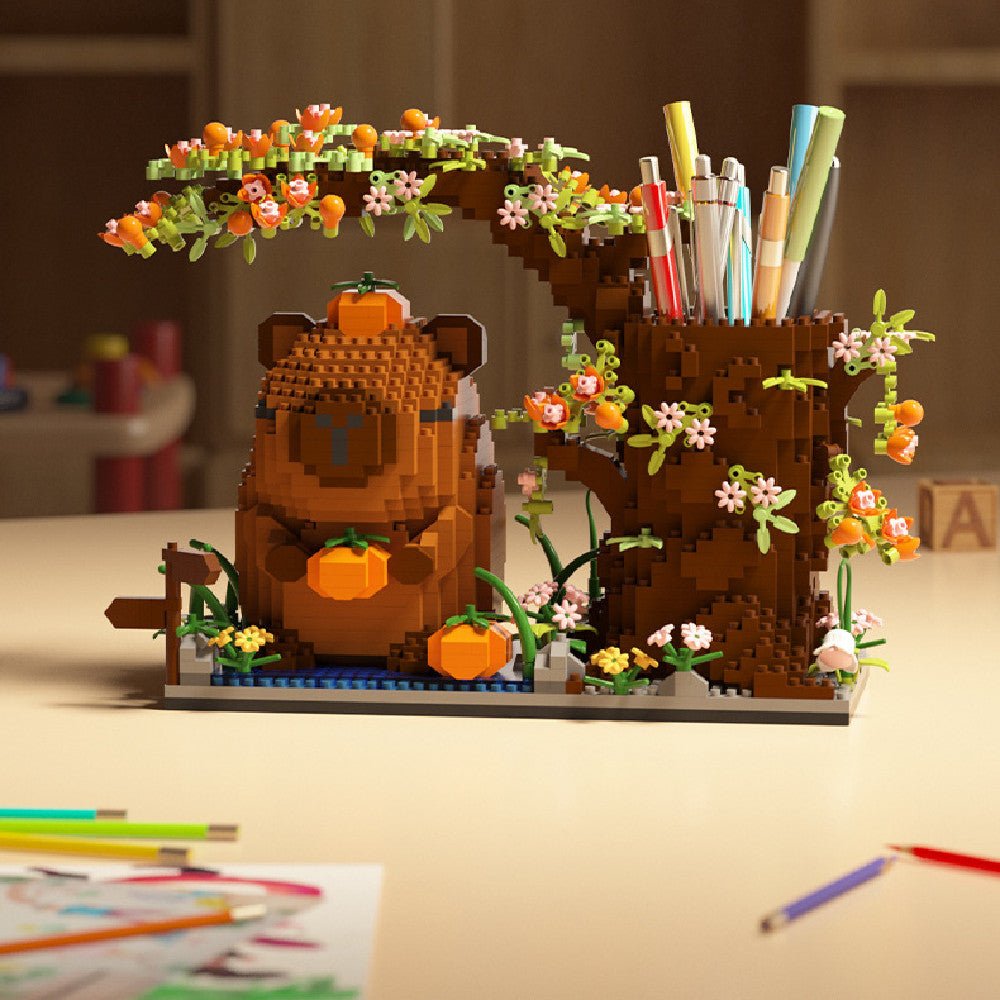 Micro-particle Building Blocks Kappabala Cute Pen Holder - 0 - LumeraKids