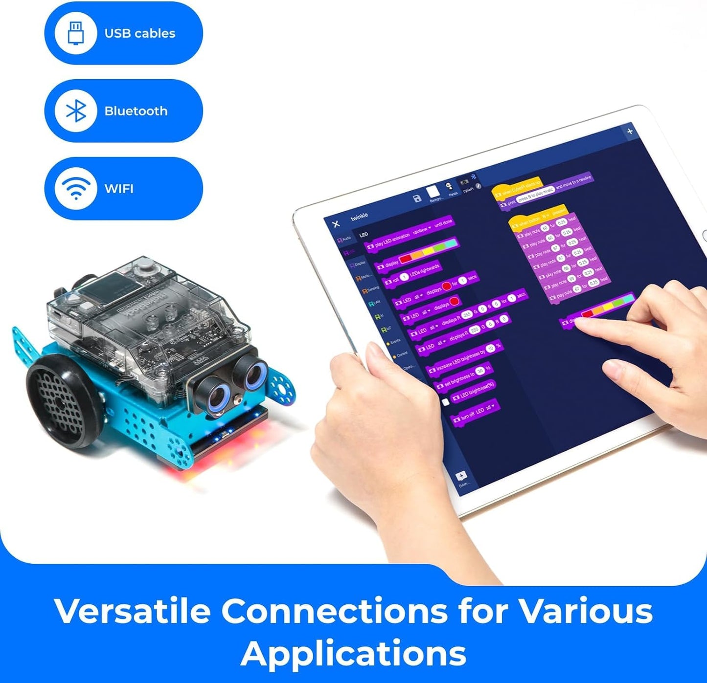Makeblock mBot2 – Kit Robotique STEM | Robot Programmable pour Enfants 8-12 ans
