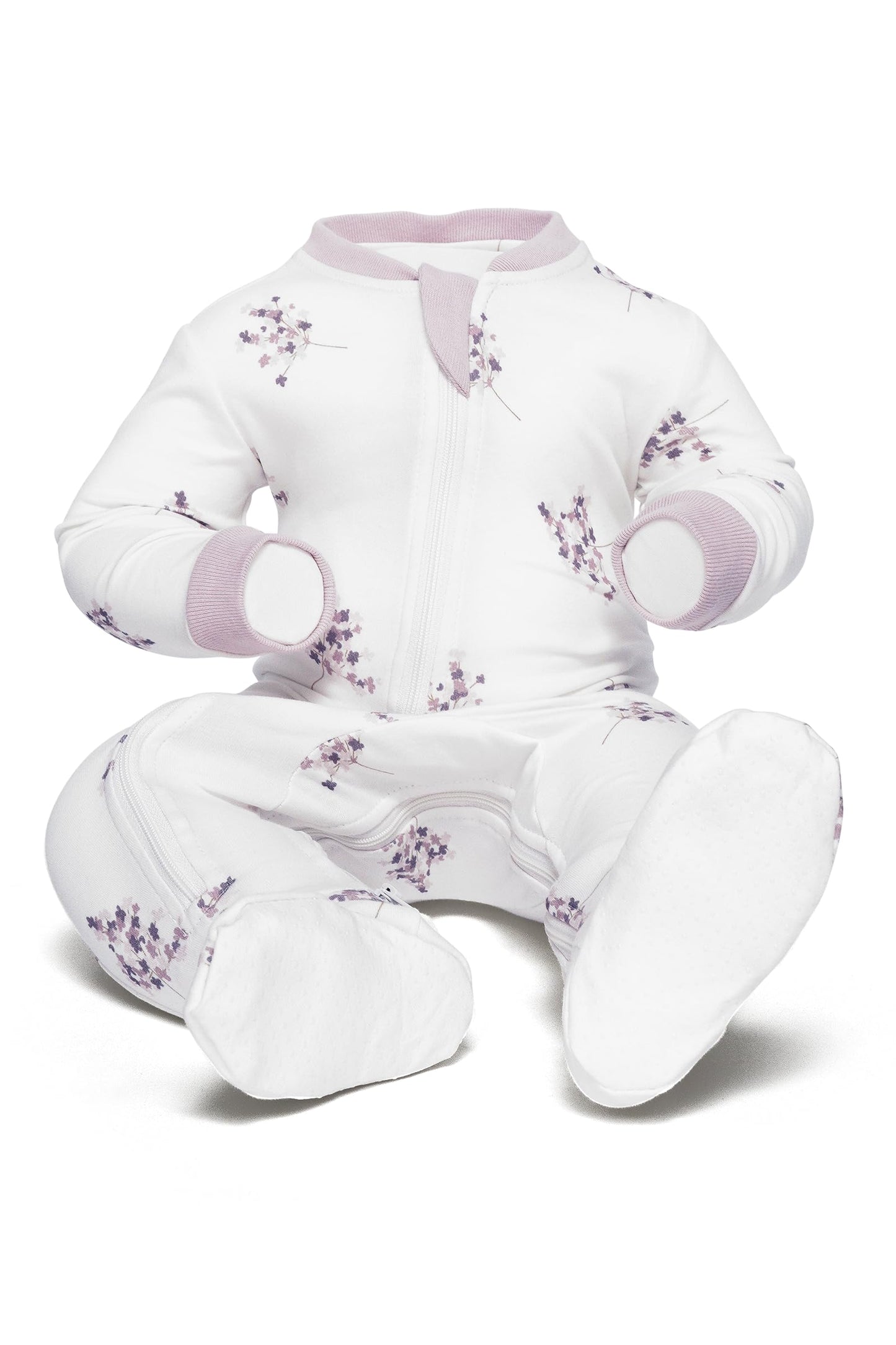 Pyjama Bébé ZippyJamz – Coton Bio GOTS | Double Fermeture Éclair