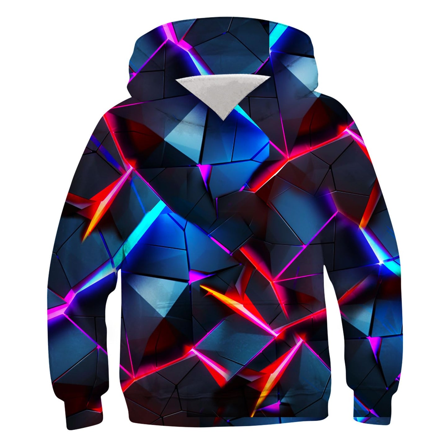Idgreatim Hoodie 3D Graphique Enfant — Imprimé Animaux & Motifs, 88% Polyester | 6-16 Ans
