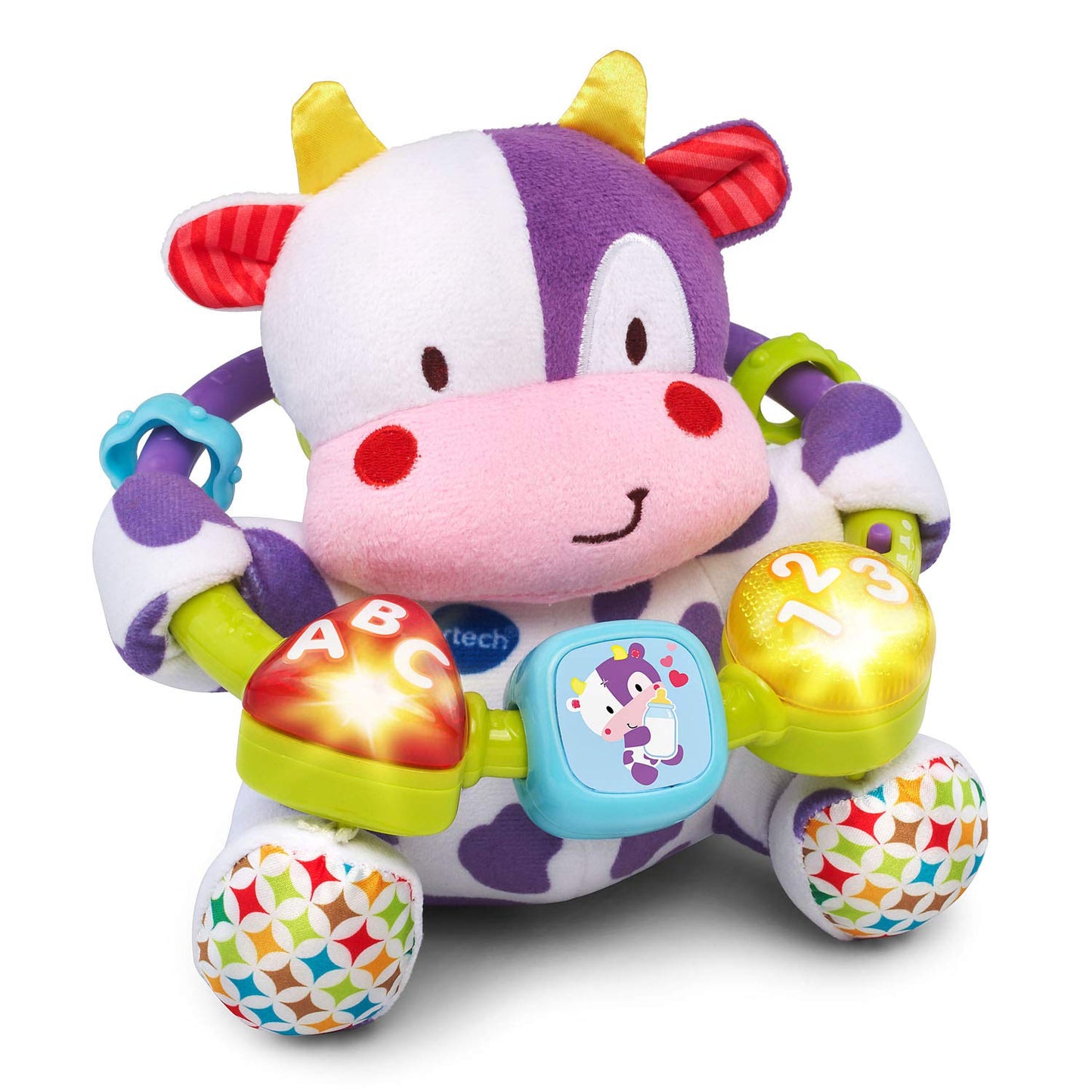 VTech Lil' Critters Vache Musicale — Perles, Boutons Lumineux & 30+ Chansons | 0-24 Mois