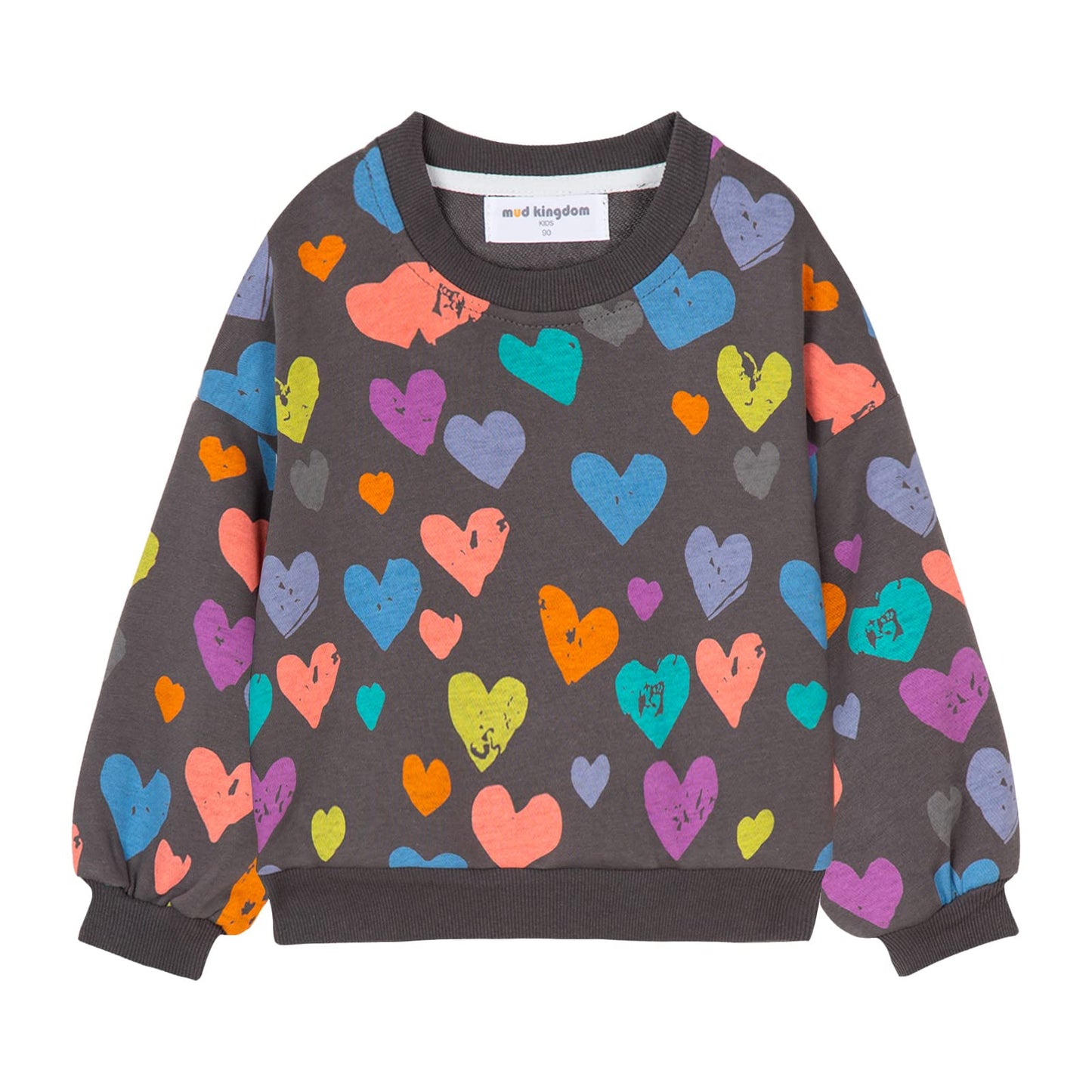 Sweat Col Rond Filles | 100% Coton | Motifs Colorés & Rayures
