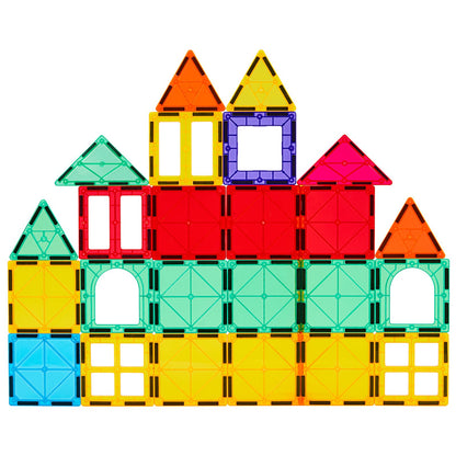 Gemmicc Tuiles Magnétiques STEM | Jeu de Construction 3D pour Enfants 3 ans+