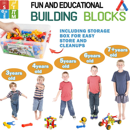 Blocs de Construction Créatifs – 40+ Modèles | Dinosaure, Robot, Animal | STEM | Dès 4 ans