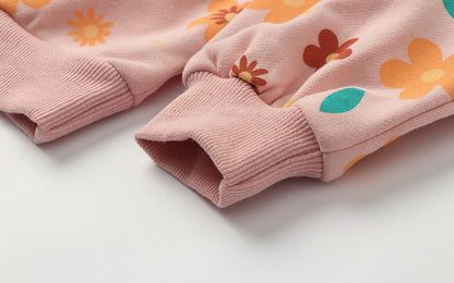 Sweat Col Rond Filles | 100% Coton | Motifs Colorés & Rayures