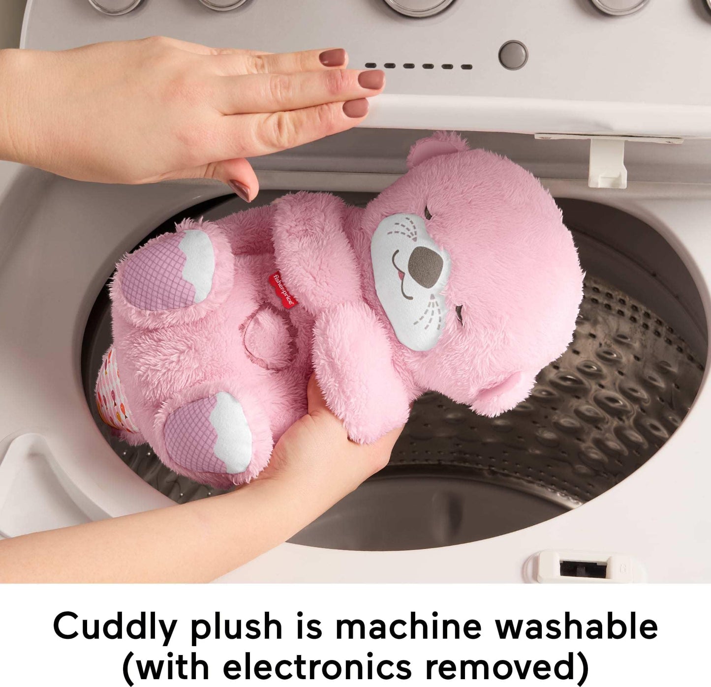 Fisher-Price Loutre Apaisante avec Mouvements Respiratoires — Machine à Sons, Lumières & Musique Douce pour Nouveau-Nés