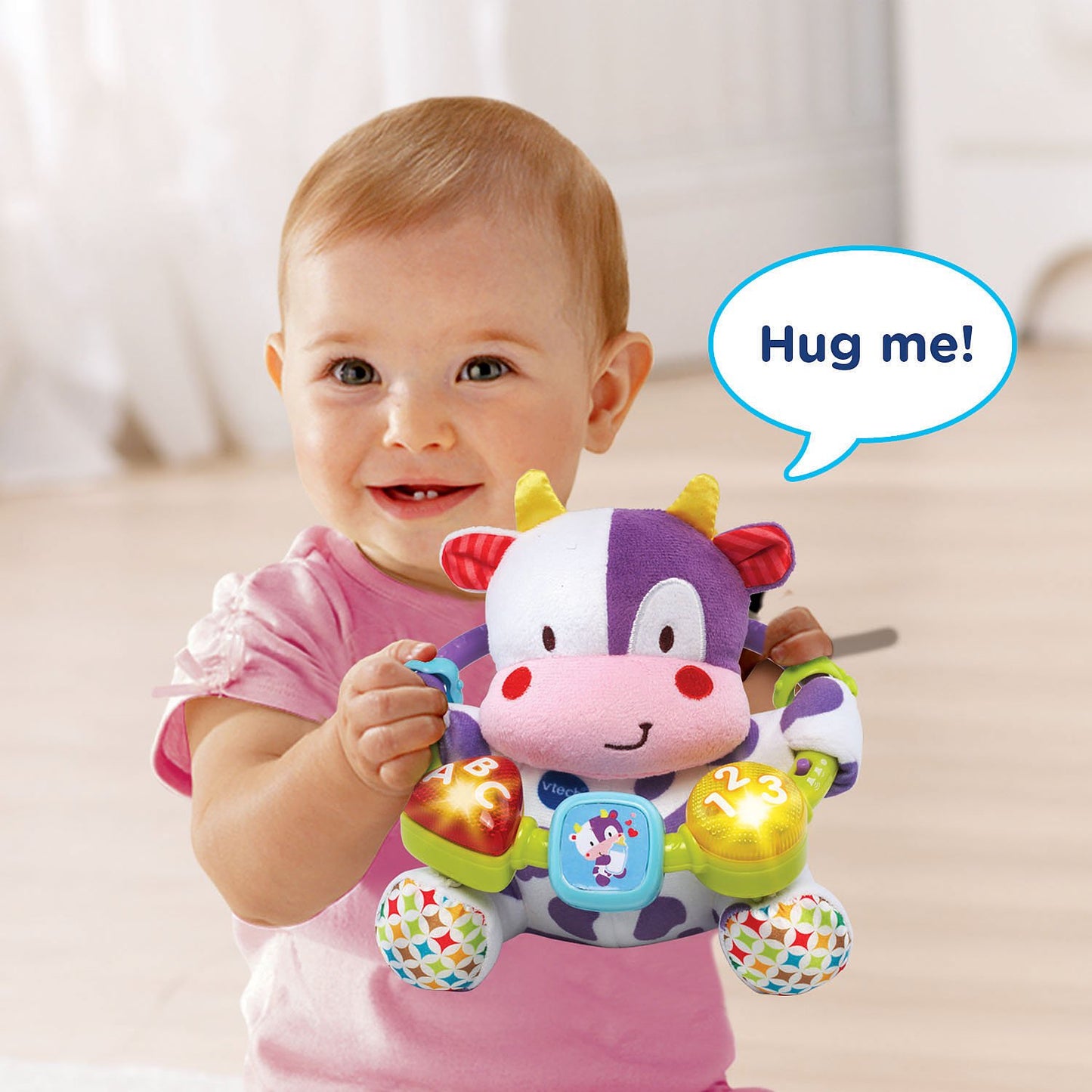 VTech Lil' Critters Vache Musicale — Perles, Boutons Lumineux & 30+ Chansons | 0-24 Mois
