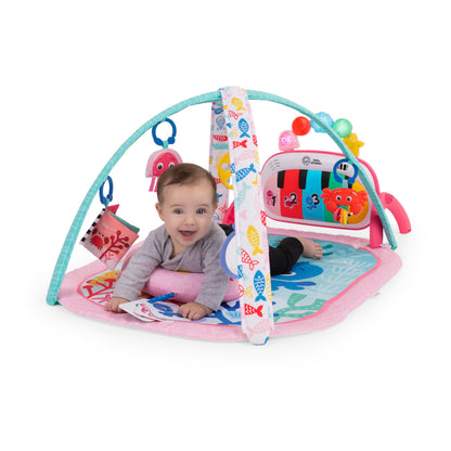Baby Einstein Tapis d'Éveil 4-en-1 Kickin' Tunes — Piano, Musique & Langues | 0-36 Mois