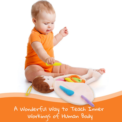 Poupée Éducative Dressy Friends – Prénom Personnalisable | Montessori Apprendre à S'habiller | Cadeau Filles & Garçons 2 ans+