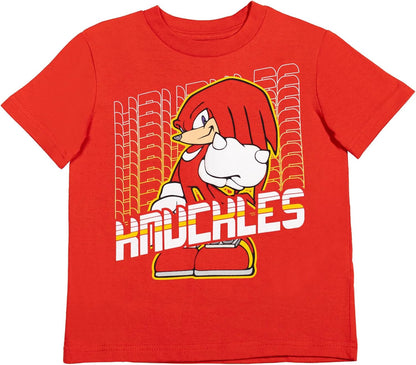 Lot de 3 T-Shirts Raglan Sonic the Hedgehog | 100% Coton | Licence Officielle SEGA | 2T à 18-20