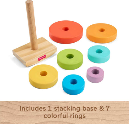 Fisher-Price Rock-a-Stack — Anneaux À Empiler, Base Culbuto | Dès 6 Mois