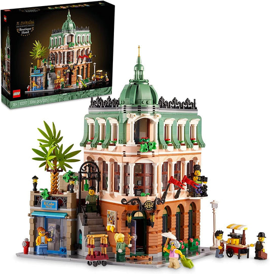 LEGO Icons – Hôtel Boutique (10297) | 3 066 pièces | Collection Bâtiments Modulaires | 18 ans+ - LumeraKids