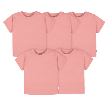T-shirts Bébé Gerber — Lot de 5 | 100% Coton | 12 Mois à 5T