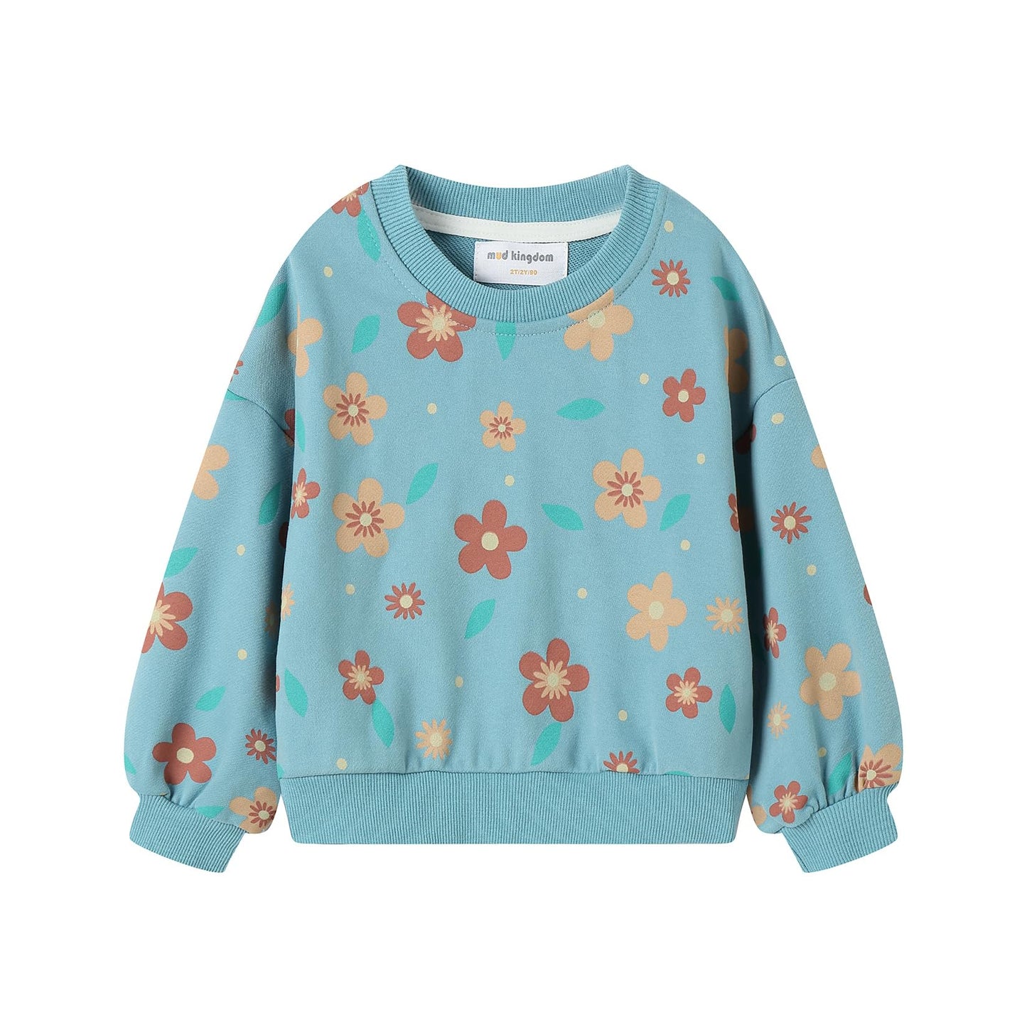Sweat Col Rond Filles | 100% Coton | Motifs Colorés & Rayures
