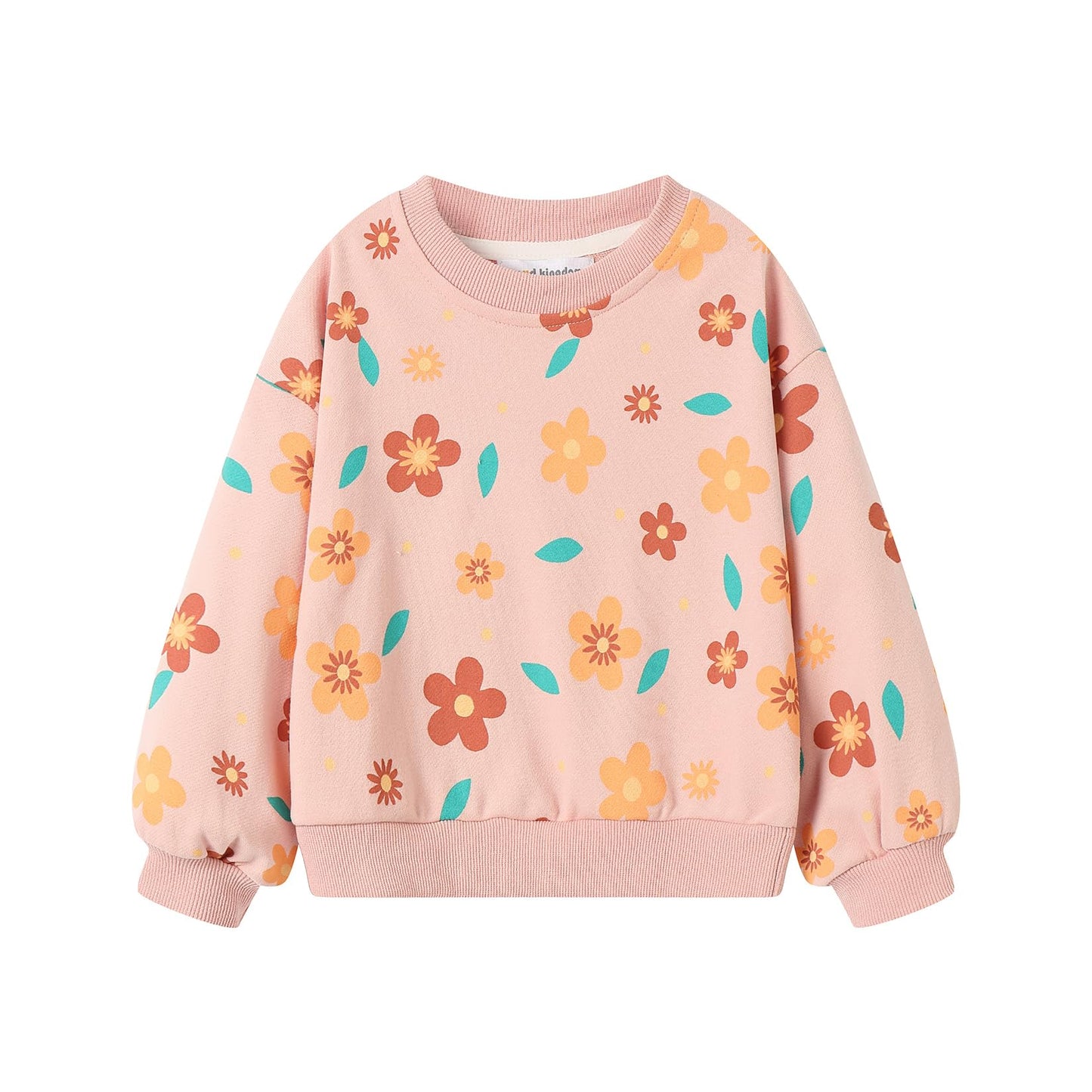 Sweat Col Rond Filles | 100% Coton | Motifs Colorés & Rayures
