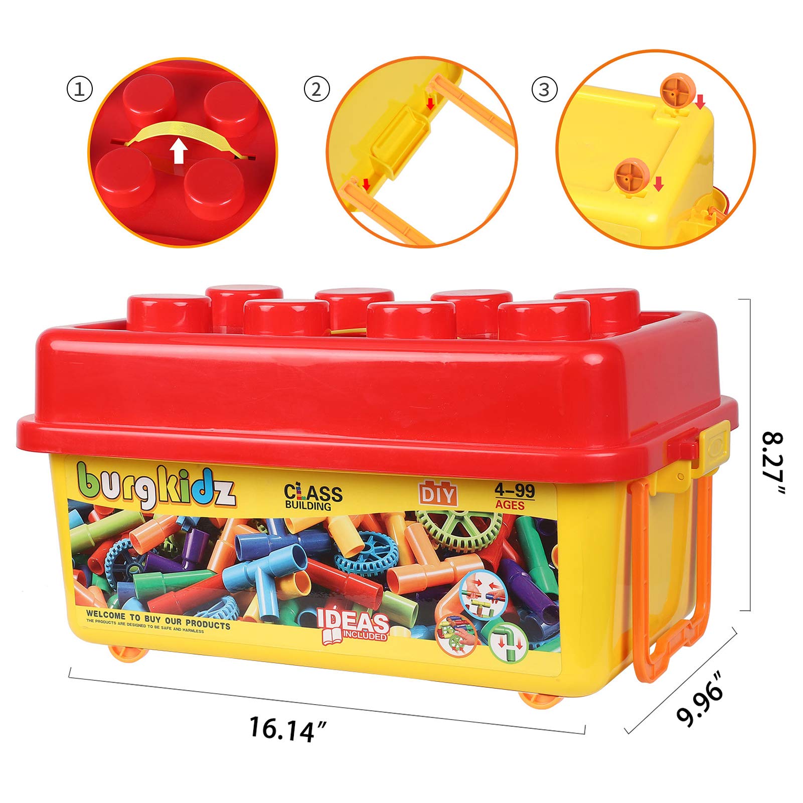 Plaques de Base Autocollantes pour Briques | Mur ou Table | Compatible grandes marques | Dès 3 ans - LumeraKids