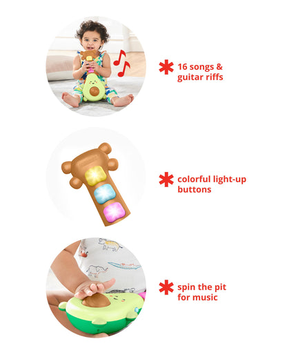 Skip Hop Volant Interactif Farmstand See & Bee — 2-en-1 Plat Ventre & Assis, Musique & Miroir | Dès 3 Mois