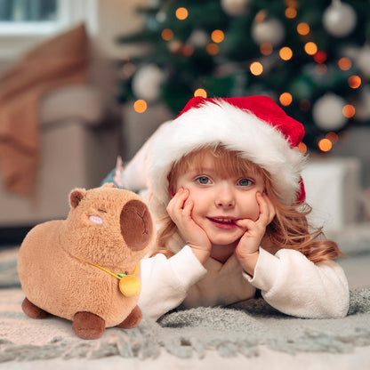Peluche Capybara Chauffante & Rafraîchissante – Soulagement Naturel, Parfum Lavande | Cadeau Enfants & Adultes