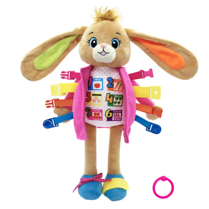 Poupée Éducative Dressy Friends – Prénom Personnalisable | Montessori Apprendre à S'habiller | Cadeau Filles & Garçons 2 ans+