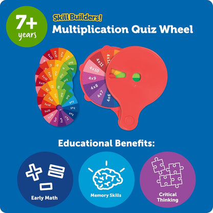 Roue de multiplication Learning Resources – Jeu éducatif tables de multiplication | 15 pièces | 6 ans et plus