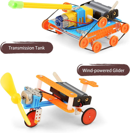 Kit STEM 5 en 1 BeAndge – Voiture solaire, robot, planeur | Jouets éducatifs pour enfants 8-12 ans | Cadeau idéal garçons et filles