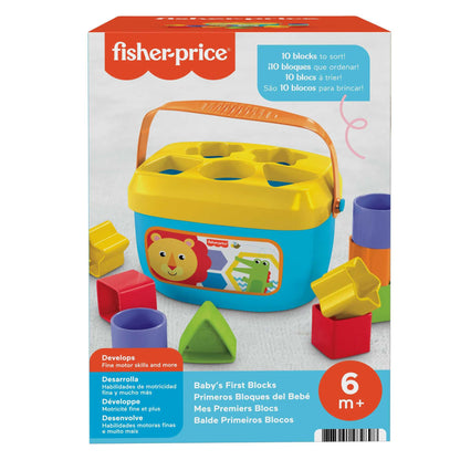 Fisher-Price Blocs Empilables Bébé — 10 Formes à Trier | Dès 6 Mois - LumeraKids