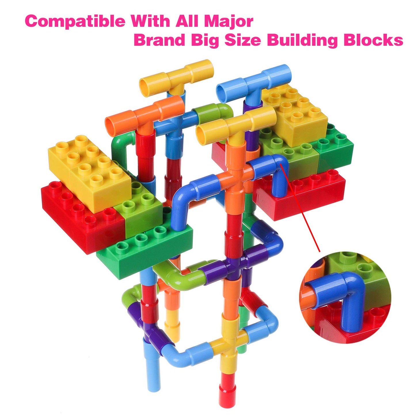 Plaques de Base Autocollantes pour Briques | Mur ou Table | Compatible grandes marques | Dès 3 ans - LumeraKids