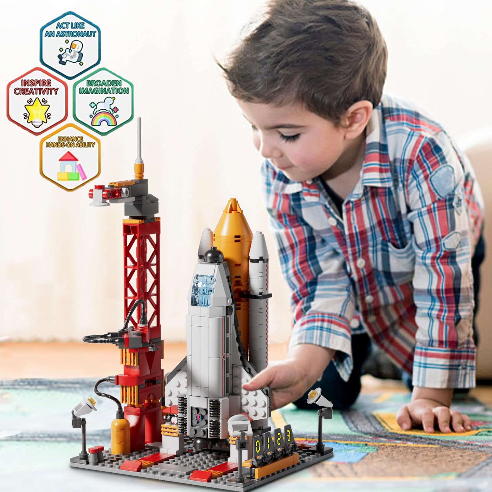 Château du Dragon Rouge – Set de Construction Compatible 927 Pièces - LumeraKids