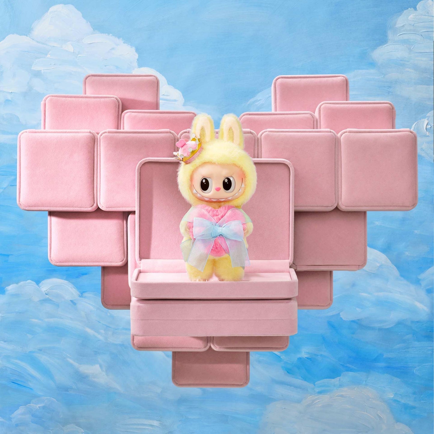POP MART Labubu — Peluche Vinyle Série Let's Checkmate | Figurine Collector THE MONSTERS | 17 cm ou 37 cm