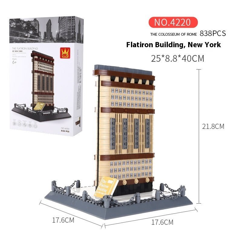 World Famous Architecture Street View Small Particle Assembling Building Blocks - 0 - LumeraKids