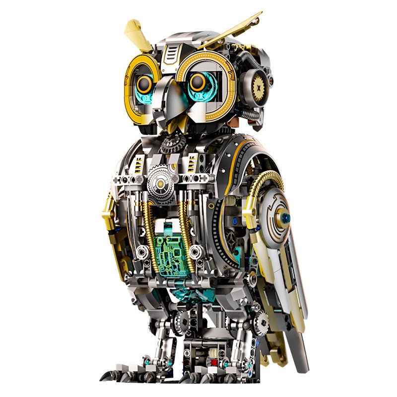 Mechanical Owl Animal Model Building Blocks Toy For Boys And Kids - 0 - LumeraKids