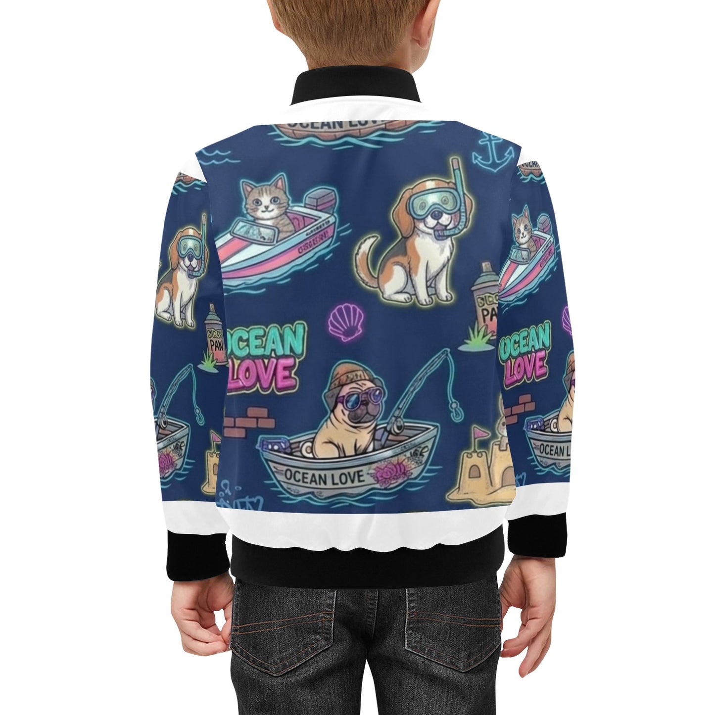 Bomber Océan Chiens Plongeurs LumeraKids
