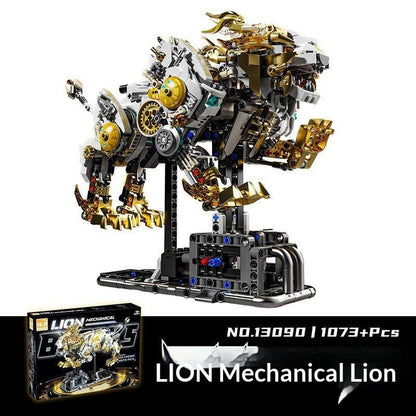 US And Electric Mechanical Lion And Whale Building Blocks That Also Double As Toys - 0 - LumeraKids