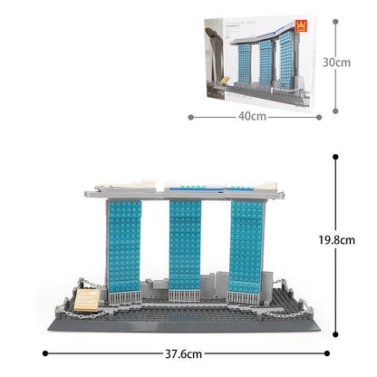 World Famous Architecture Street View Small Particle Assembling Building Blocks - 0 - LumeraKids