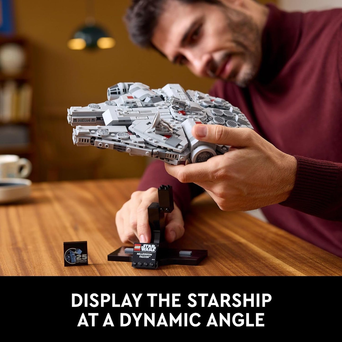 LEGO Star Wars – Faucon Millenium (75375) | 25e anniversaire – Maquette collector pour adultes - LumeraKids