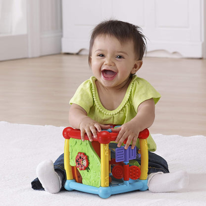 VTech Cube d'Activités Busy Learners — 5 Faces Interactives, Musique & Lumières | 6 Mois à 3 Ans