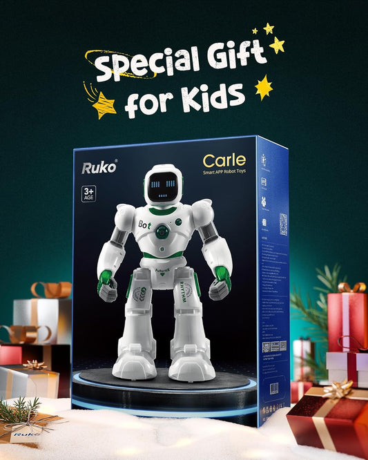 Ruko Robot Intelligent Enfant — Télécommande, Voix & App, Danse & Programmation | 4-9 Ans