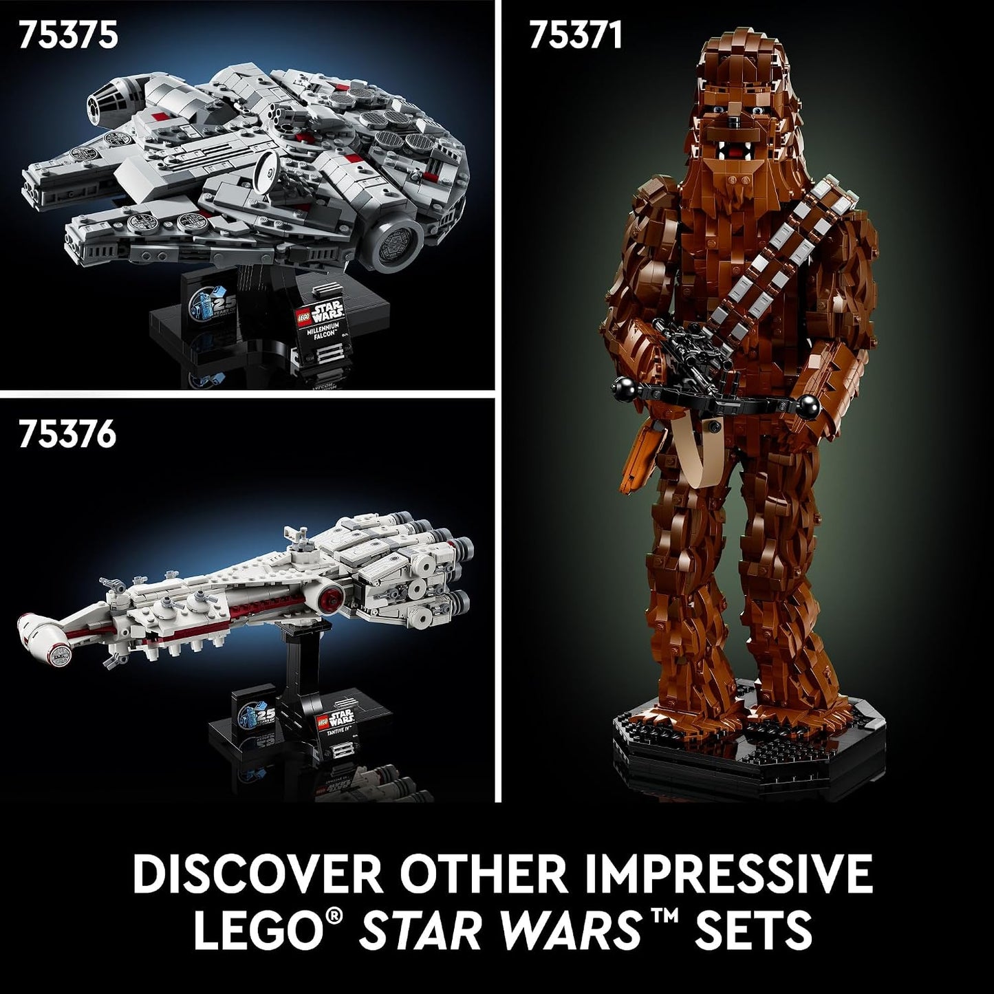 LEGO Star Wars – Faucon Millenium (75375) | 25e anniversaire – Maquette collector pour adultes - LumeraKids