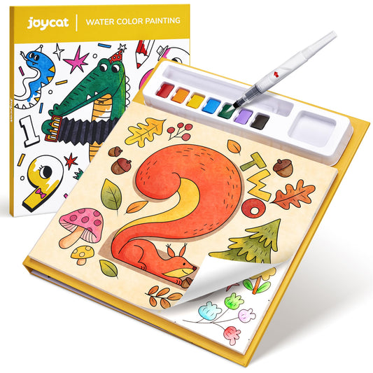 JoyCat – Livre de Coloriage à l'Eau pour Enfants | Kit Peinture Aquarelle 3-8 ans